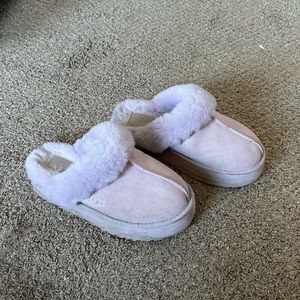 Ugh Disquette slippers in lavender